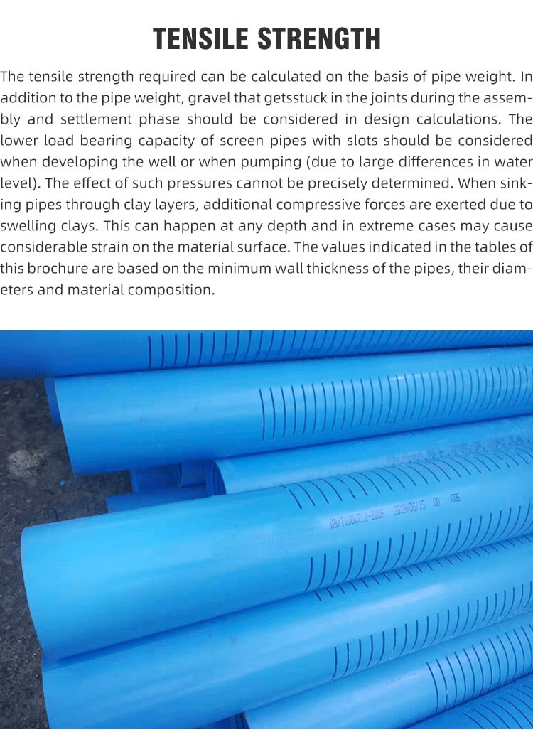 pvc well casing pipe 7